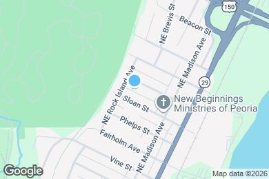 Map image of the property - 609 Tracy St