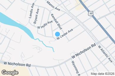 Map image of the property - 209 W Cedar Ave