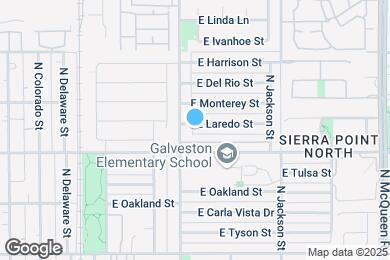 Map image of the property - 615 E Laredo St