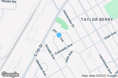 Map image of the property - 1620 Phyllis Ave