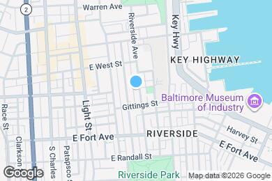 Map image of the property - 1266 Riverside Ave