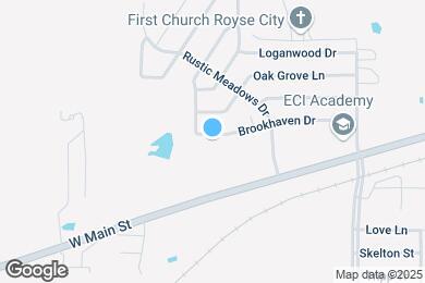 Map image of the property - 1105 Brookhaven Dr