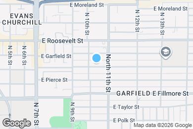 Map image of the property - 1016 E McKinley St