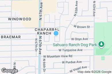 Map image of the property - 10021 N 66th Ave