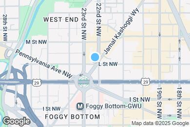Map image of the property - 2201 L St NW