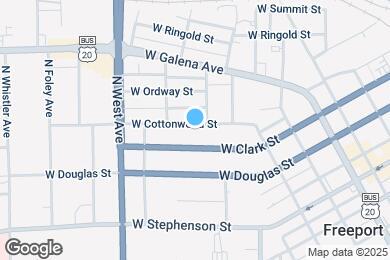 Map image of the property - 609 W Cottonwood St