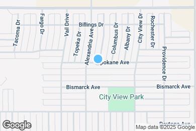 Map image of the property - 3401 Spokane Ave