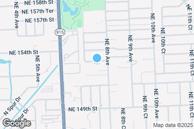 Map image of the property - 15250 NE 8th Ave