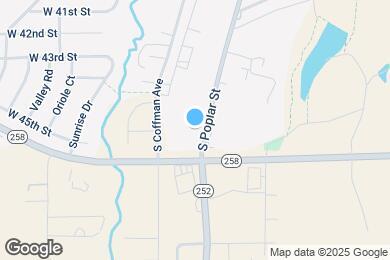 Map image of the property - 4460 S Poplar St