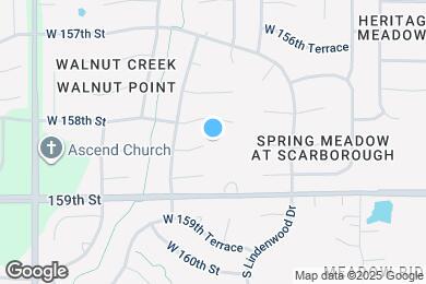 Map image of the property - 17534 W 158th Terrace