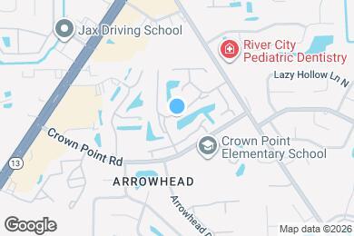 Map image of the property - 3801 Crown Point Rd