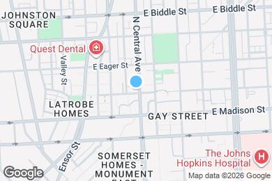 Map image of the property - 1232 Ashland Ave