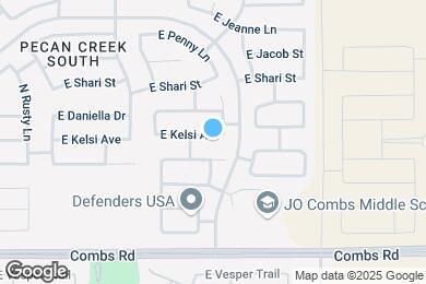 Map image of the property - 1453 E Kelsi Ave