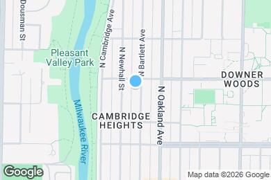 Map image of the property - 3267 N Bartlett Ave