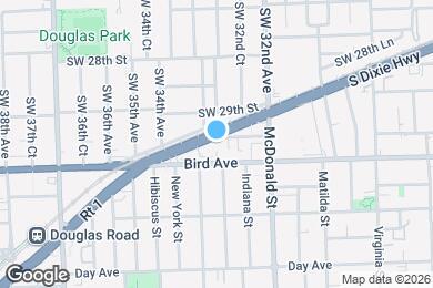 Map image of the property - 3300 S Dixie Hwy