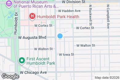 Map image of the property - 2747 W Augusta Blvd