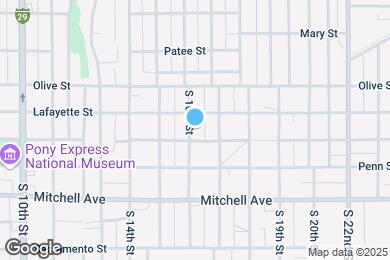 Map image of the property - 1015 S 16th St
