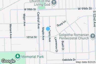 Map image of the property - 10024 Mulberry Ave