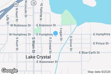 Map image of the property - 322 E Humphrey St