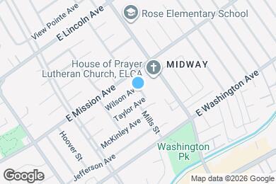 Map image of the property - 1499 Wilson Ave