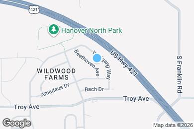 Map image of the property - 2871 Beethoven Ave