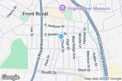 Map image of the property - 219 Cloud St