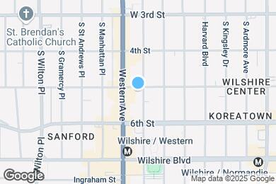 Map image of the property - 4102 W 5th St