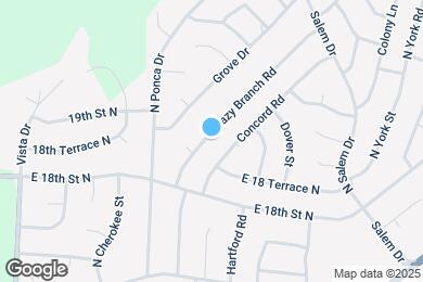 Map image of the property - 1815 N Lazy Branch Rd