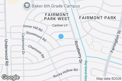 Map image of the property - 10014 Hillridge Rd