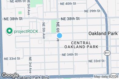 Map image of the property - 601 NE 35th St