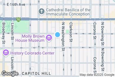 Map image of the property - 1356 N Pearl St