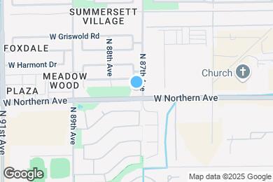 Map image of the property - 8021 N 87th Dr