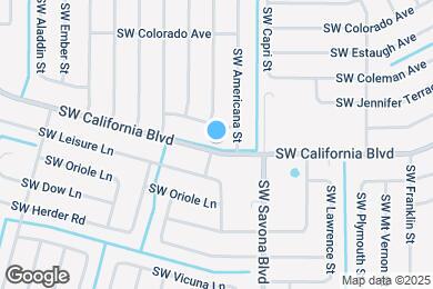 Map image of the property - 1317 SW California Blvd
