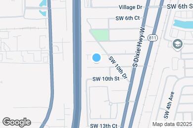 Map image of the property - 853 SW 9th Ct