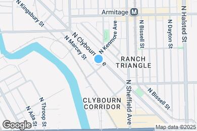 Map image of the property - 1872 N Clybourn Ave