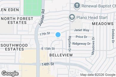 Map image of the property - 1527 Hillside Dr