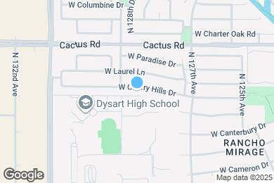 Map image of the property - 12829 W Cherry Hills Dr