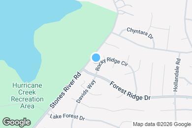 Map image of the property - 605 Rocky Ridge Cir