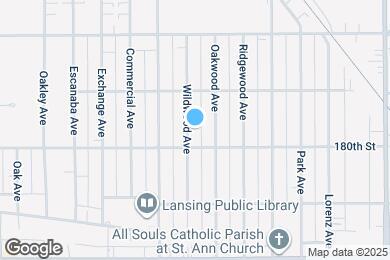Map image of the property - 17941 Wildwood Ave