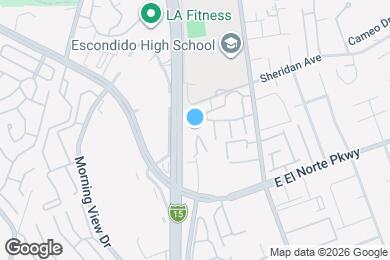 Map image of the property - 1350 N Escondido Blvd
