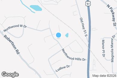 Map image of the property - 610 Northwood Hills Dr