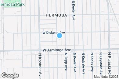 Map image of the property - 2037 N Kildare Ave