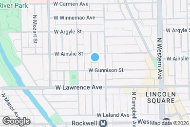 Map image of the property - 4853 N Talman Ave