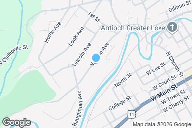 Map image of the property - 520 Virginia Ave