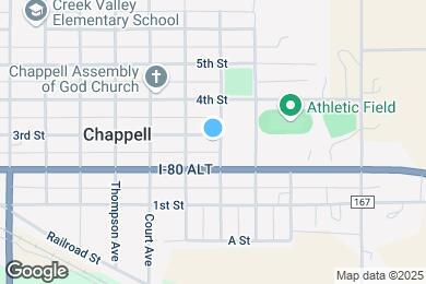 Map image of the property - 1381 3rd St