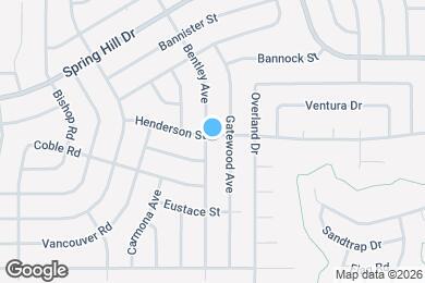 Map image of the property - 1266 Bentley Ave