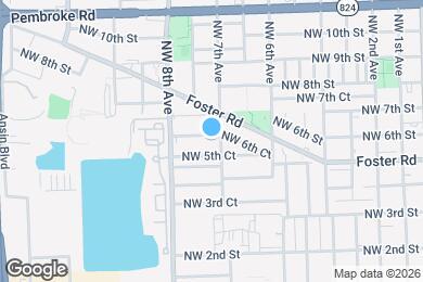 Map image of the property - 709 NW 6th St