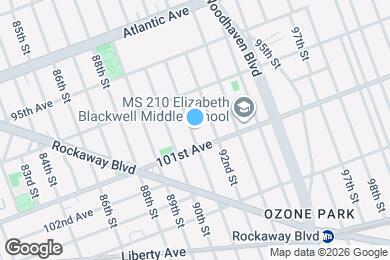 Map image of the property - 97-41 91st St