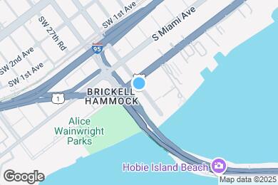 Map image of the property - 2501 Brickell Ave