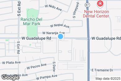 Map image of the property - 533 W Guadalupe Rd